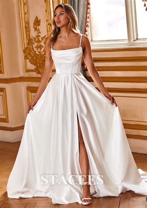 satin wedding dresses 5
