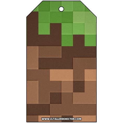Etiquetas de Minecraft - El Taller de Hector