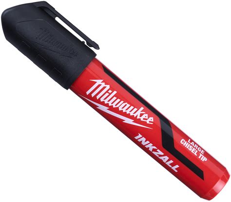 Маркер Milwaukee Inkzall большой для стройплощадки Черный (4932471555 ...