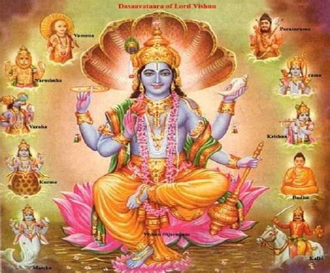 Bhagwan Vishnu Avatars and Nine Planets in Vedic Astrology - Astroshala.com