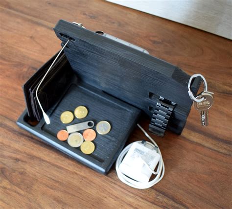wooden organizer tray