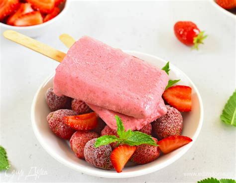Мороженое из клубники и молока — Пошаговый рецепт приготовления с фото ...