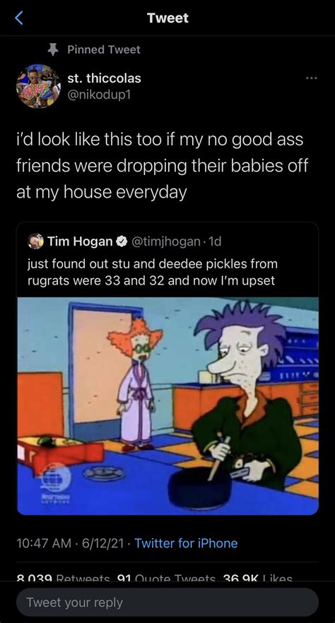 Stu pickles from rugrats aged like hell from stress | Sports, Hip Hop ...