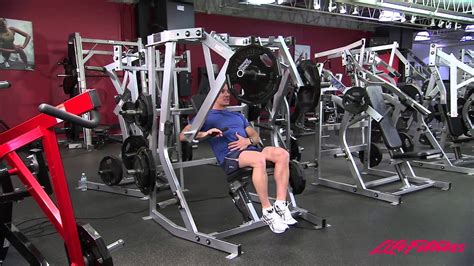 Независимый жим на низ груди Hammer Strength - YouTube