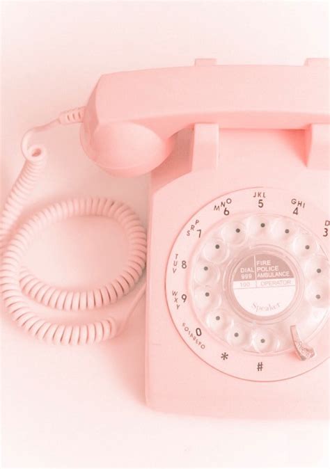 Pink Telephone Pastel Pink Aesthetic, Green Aesthetic, Vintage Aesthetic, Pink Telephone ...