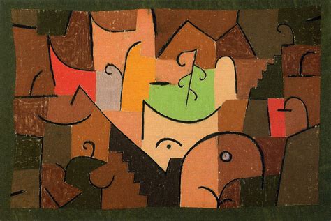 an abstract painting with many different colors and shapes, including ...