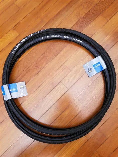 Schwalbe CX Comp 700 x 38c Bike Tyres with Schrader Tubes Pair Tyres ...