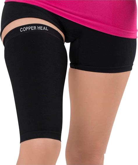 Buy COPPER HEAL Thigh Compression Sleeve for Pulled Hamstring & Groin