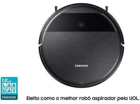 Aspirador De Pó Robo Samsung - Robô Aspirador de Pó Inteligente Samsung POWERbot-E VR5000RM 55W com Wi-Fi