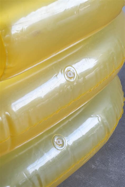 Inflatable 'Blow Chair' by Jonathan de Pas 1960, outdoor or indoor For