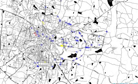 data visualization building  wifi spots map  networks