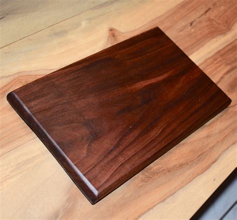 One Piece Walnut Cutting Board: Hand Polished, Beeswax Finish - Etsy