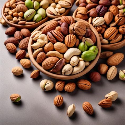 bowl  nuts   word nuts   middle premium ai generated