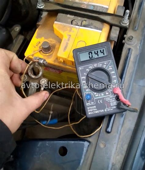 Как измерить ток утечки аккумулятора