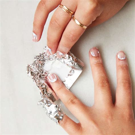 how to remove fake nails at home