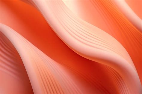 Premium Photo | Abstract peach wavy patterned background