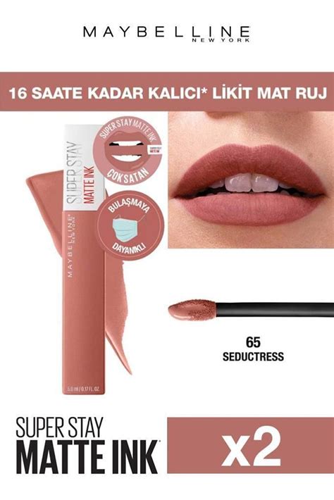 Maybelline New York Maybelline Gün Boyu Kalıcı Etki Sunan Süper Mat ...
