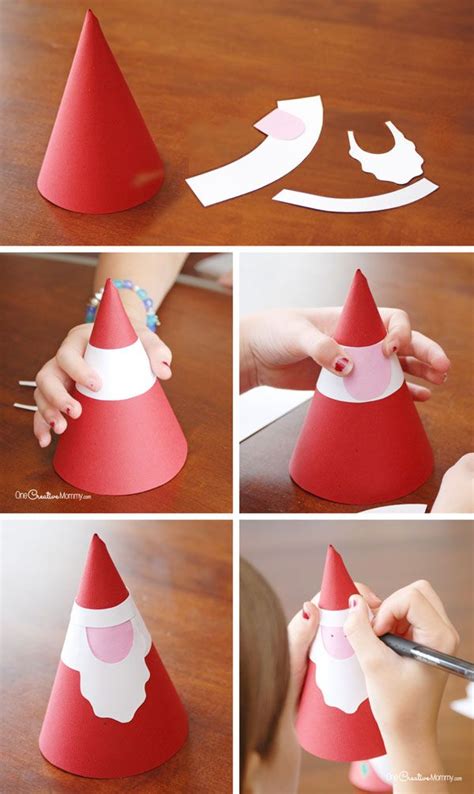 Irresistible santa claus kids craft – Artofit