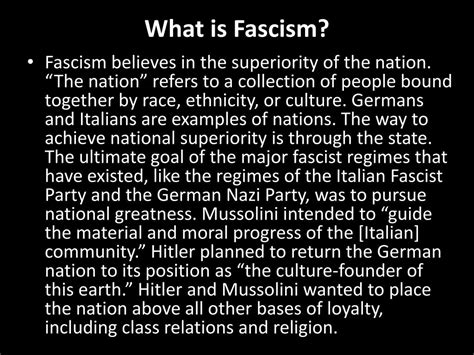 PPT - Nationalism and Fascism PowerPoint Presentation, free download ...