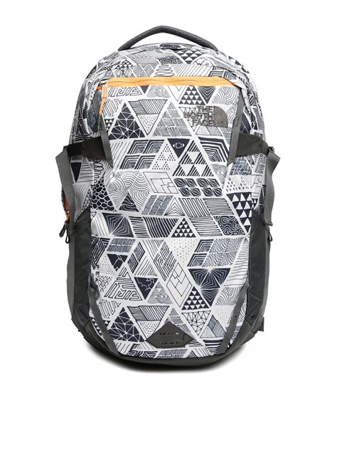 Buy The North Face Unisex Navy & Grey Iron Peak Printed Laptop Backpack ...