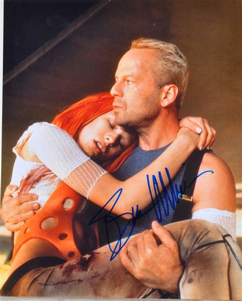 BRUCE WILLIS SIGNED Photo the Fifth Element W/coa - Etsy