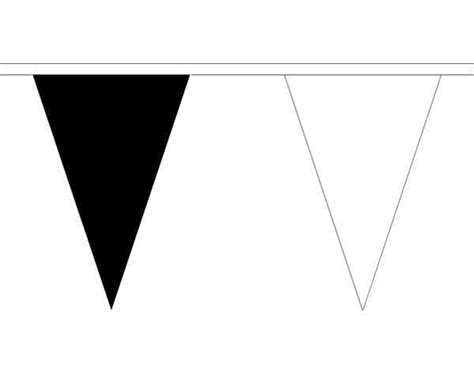 Black & White Triangle Bunting | Buy Black & White Triangle Bunting ...