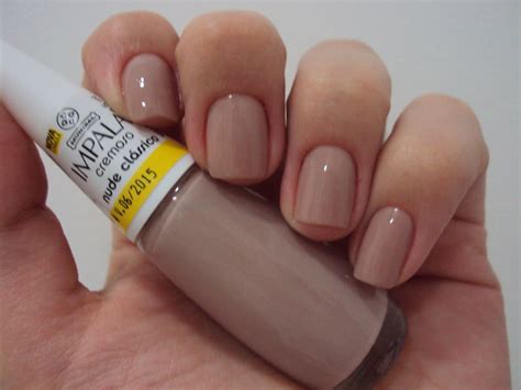 Esmalte Nude Clássico da Impala | Unhas neutras, Unhas claras, Unhas