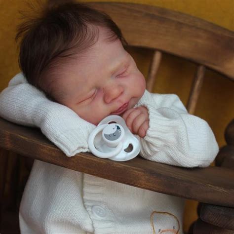 Amazon.com: Anano Reborn Baby Dolls Girl Pascale 18" Realistic Newborn ...