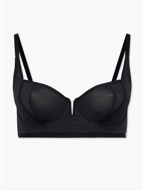 See Thru U Unlined Balconette Bra in Black | SAVAGE X FENTY France