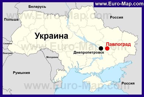 Карты Павлограда | Подробная карта города Павлоград с улицами и ...