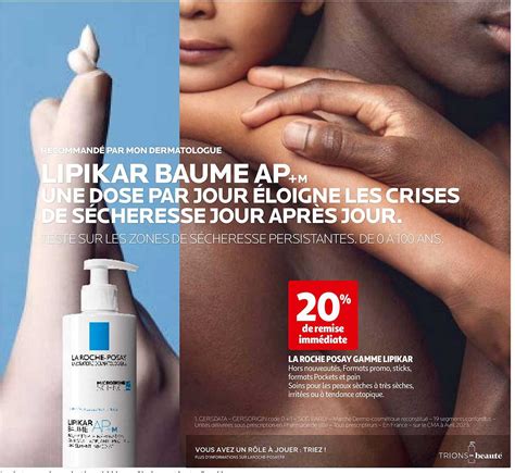 Promo La Roche Posay Gamme Lipikar chez Auchan - iCatalogue.fr