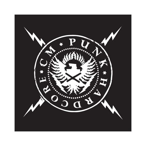 cm punk hardcore logo png transparent svg ai