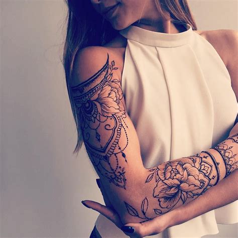 Sleeve Henna Tattoo - half sleeve henna tattoos #Halfsleevetattoos ...