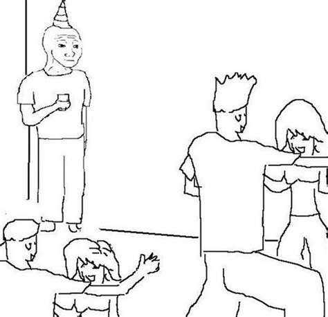 Wojak Party Blank Template - Imgflip