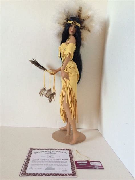 Ashton Drake / Native American Doll "Healing Crystals Of The Medicine ...