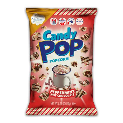 Candy Pop Peppermint Hot Chocolate Popcorn - Shop Popcorn at H-E-B