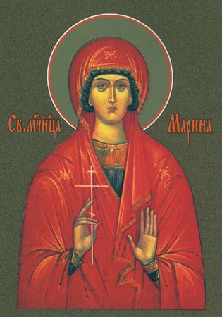 Святая Маргарита (Марина) Антиохийская. Житие, картины, иконы, витражи