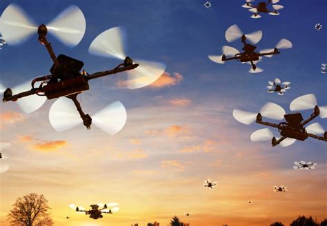 Initial operating capability for swarm drone technology could be achieved in less than ten years ...