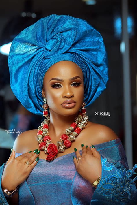 Put Some Extra Spice on your Gele Game with this Look