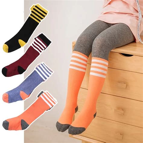 봄 뉴 키즈 어린이 팬티 스타킹 부드러운 코튼 스티칭 스트라이프 걸스 스타킹 드레스 여성 스타킹 베이비 팬티 스타킹 스타킹 ...