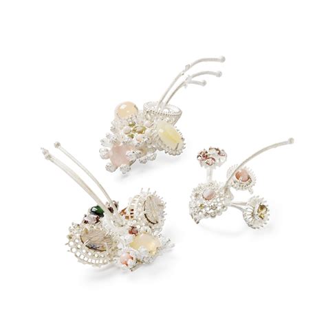 Unknown Flowers Brooches by Pernille Mouritzen