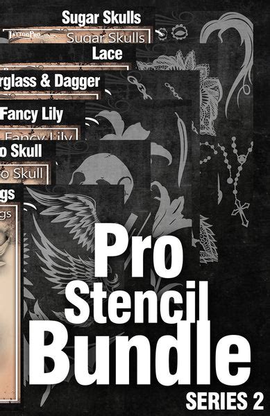 PRO STENCIL BUNDLE : SERIES 2 – Tattoo Pro Stencils