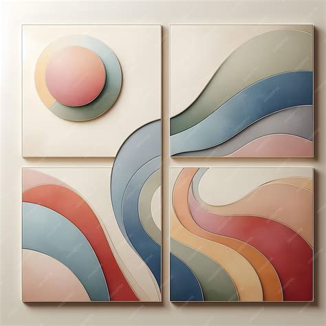 Premium Photo | Vibrant Abstract Colorful Plaques Captivating Visuals