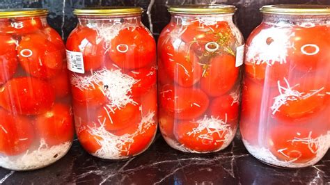 ПРОСТО ЗАЛИВАЮ КИПЯТКОМ! Помидоры под снегом! Закрываю по 50 банок ...
