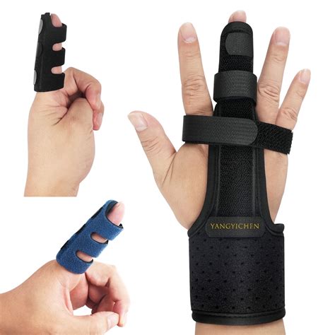 YANGYICHEN Trigger Finger Splint 3 Pack, Adjustable Brace for Arthritis