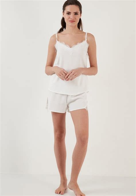 Koton TISSUED PRINTED SET - Pyjama - yellow/jaune - ZALANDO.FR