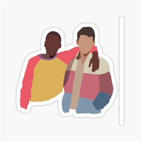 "otis and eric" Sticker for Sale by clairedota | Redbubble