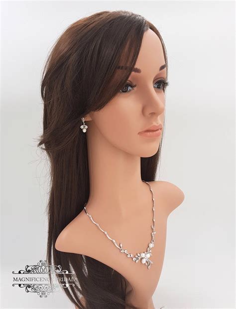 Rose Gold Bridal Set Rose Gold Jewelry Rose Gold Pearl | Etsy