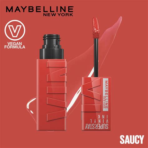 Buy MAYBELLINE Superstay Vinyl Ink Liquid Lipstick - Saucy - 4.2ml from ...
