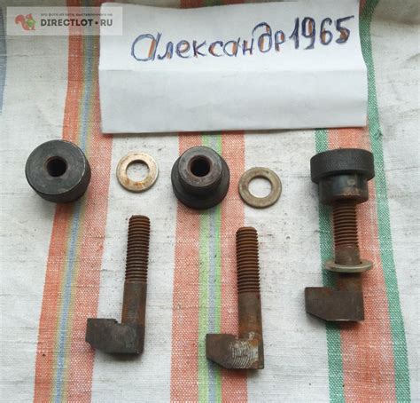 Болт Г-образный, 71 х 28 мм, М12 (комплект 3 шт с гайками и шайбами ...